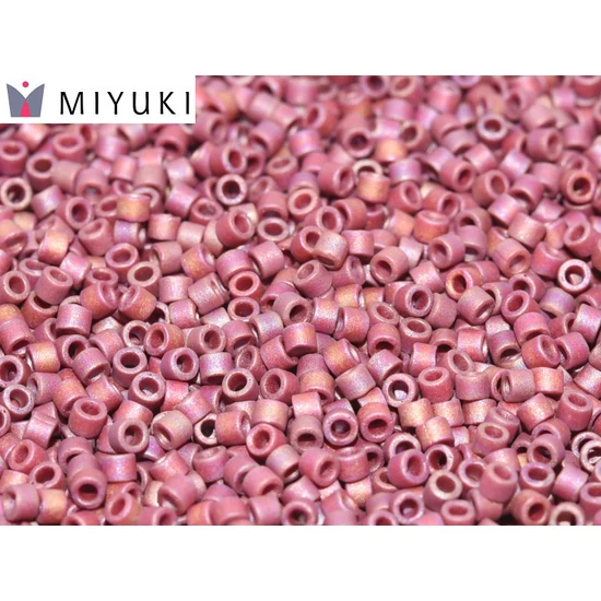 Miyuki delica - 11/0 - Frost Op Glaze Rnbw Dk Red - 2308