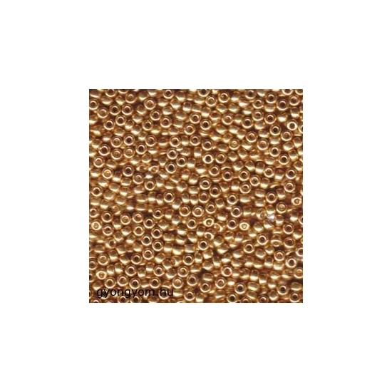 Miyuki Kásagyöngy - 8/0 - DURACOAT GALVANIZED GOLD - 4202 - TARTÓS BEVONATTAL!