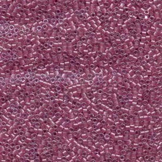 Miyuki delica - 11/0 - SPARKLING ROSE LINED CRYSTAL - 0902