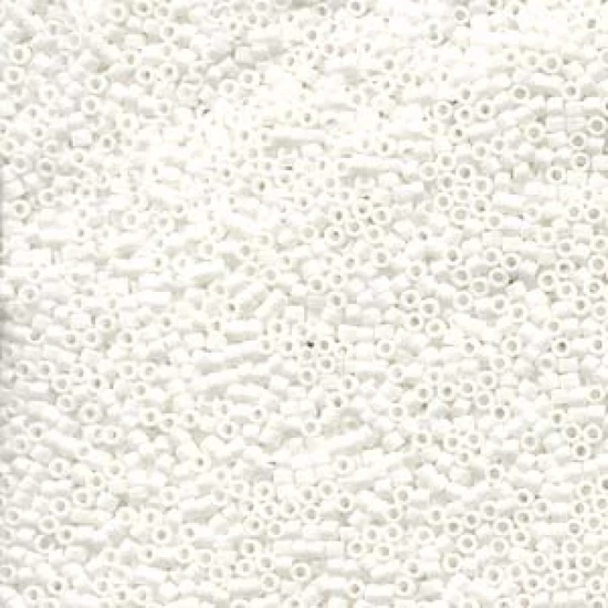 Miyuki delica - 11/0 - WHITE MATTED - 0351
