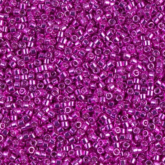 Miyuki Delica gyöngy - 11/0 - Galvanized Fuchsia - 0422 - 2,5gr!
