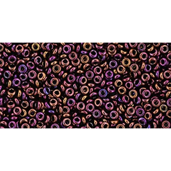 Toho demi round gyöngy - 11/0 - Higher-Metallic Amethyst - 502