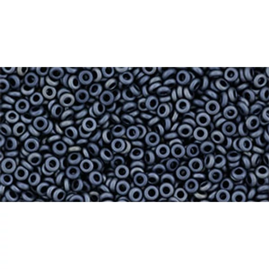 Toho demi round gyöngy - 11/0 - Matte-Color Gun Metal - 612