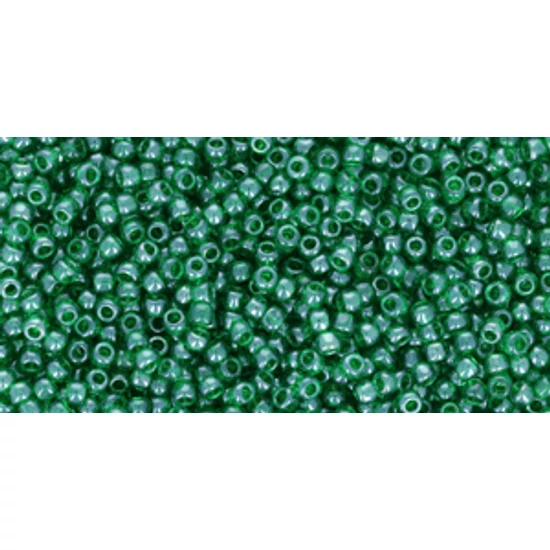 Toho kásagyöngy - 11/0 - Transparent Grass Green Luster - 108B