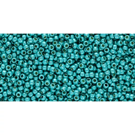 Toho kásagyöngy - 11/0 - PermaFinish - Galvanized Turquoise - Tartós bevonattal! - PF578