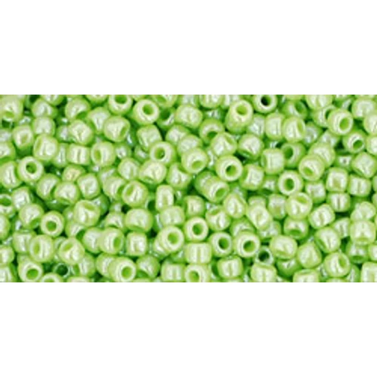 Toho kásagyöngy - 11/0 - Opaque-Lustered Sour Apple - 131