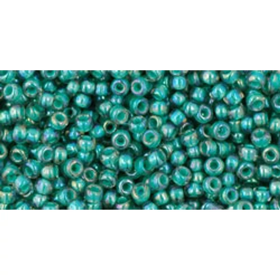 Toho kásagyöngy - 11/0 - nside-Color Rainbow Lt Sapphire/Opaque Teal-Lined - 1833