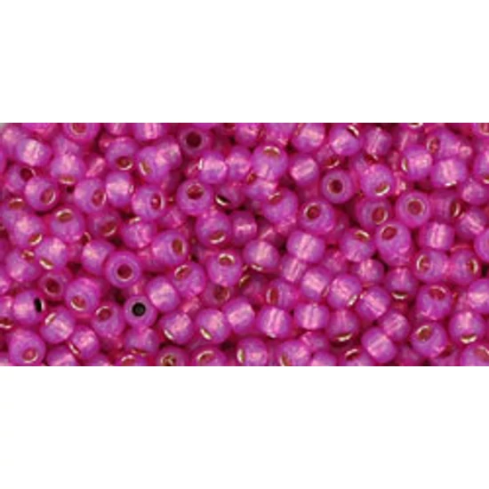 Kásagyöngy - Toho - 11/0 - Silver-Lined Milky Hot Pink - 2107