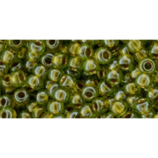 Toho kásagyöngy - 11/0 - Gold-Lined Peridot - 991