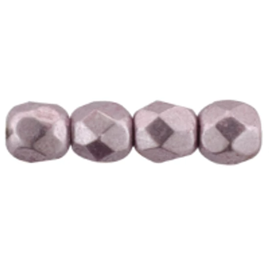 Cseh Csiszolt - 3mm -Sueded Gold Blackened Pearl - 08A10