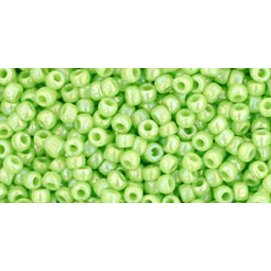 Toho kásagyöngy - 11/0 - Opaque-Rainbow Sour Apple404 - 404