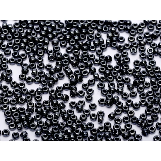 Kásagyöngy - Miyuki - 11/0 - GUNMETAL- 0451