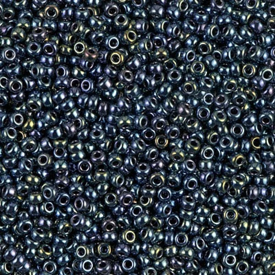 Kásagyöngy - Miyuki - 11/0 - Gunmetal Iris  - 0456
