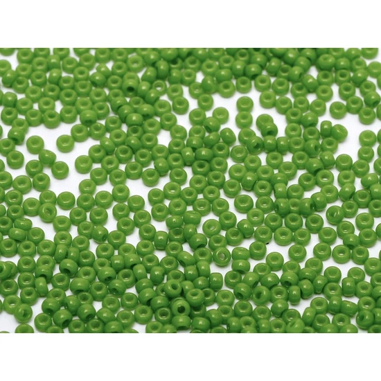 Kásagyöngy - Miyuki - 11/0 - JADE GREEN OPAQUE - 411