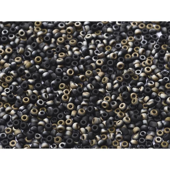 Kásagyöngy - Miyuki - 8/0 - Black Valentinite Matted - 4561