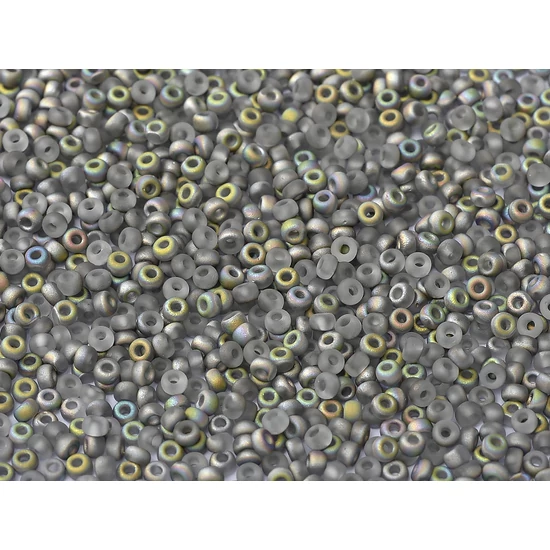 Kásagyöngy - Miyuki - 11/0 -  CRYSTAL VITRAIL MATTED - 4557