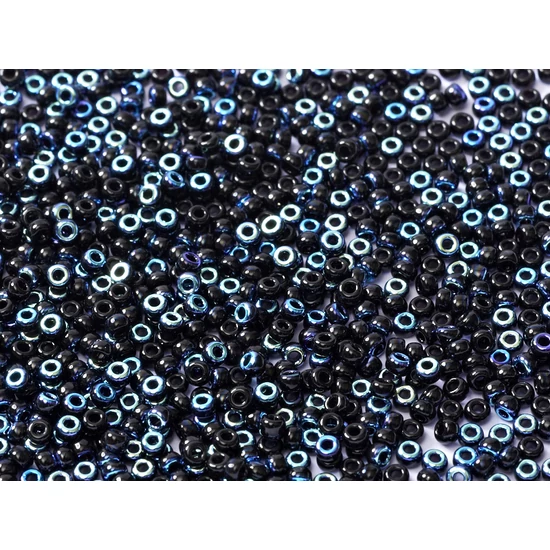 Kásagyöngy - Miyuki - 15/0 - BLACK AB - 4555