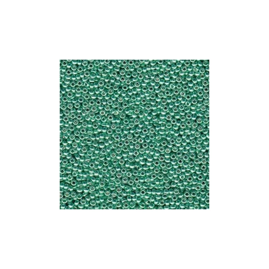 MIYUKI KÁSAGYÖNGY - 11/0 - DURACOAT GALVANIZED DK MINT GREEN - 4214 - TARTÓS BEVONATTAL!