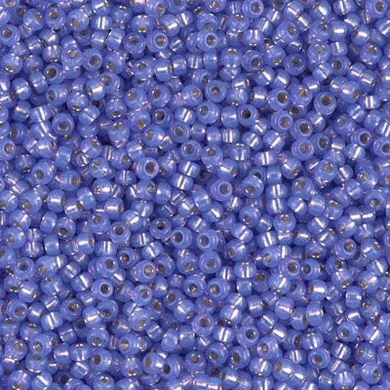 Kásagyöngy - Miyuki - 11/0 - DYED VIOLET SILVER LINED ALABASTER - 0649
