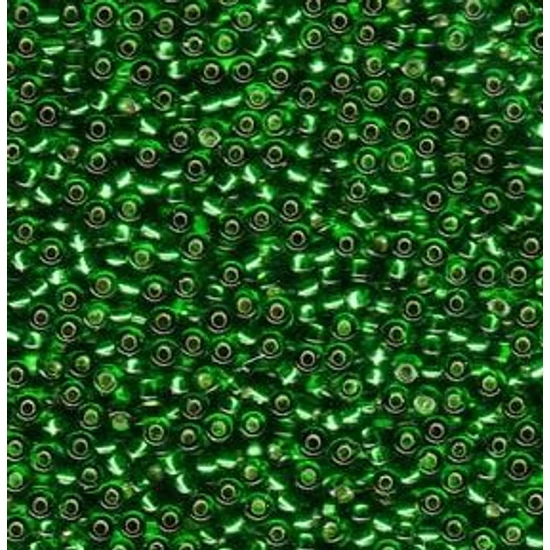Kásagyöngy - Miyuki - 15/0 - SILVER LINED GREEN - 916