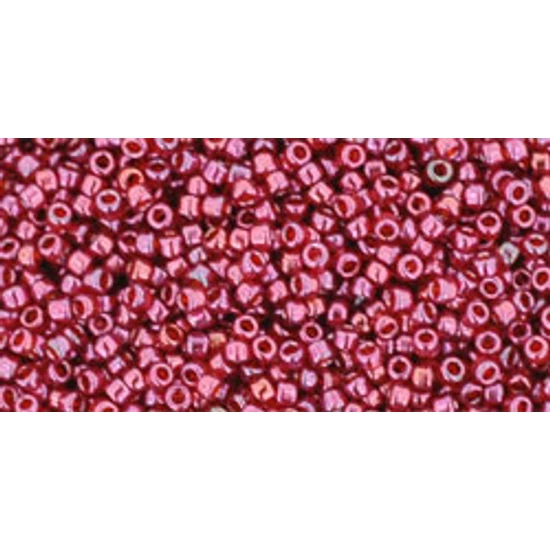 Toho kásagyöngy - 15/0 - Gold-Lustered Raspberry - 332