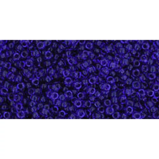 Kásagyöngy - Toho - 15/0 - Transparent Cobalt - 8