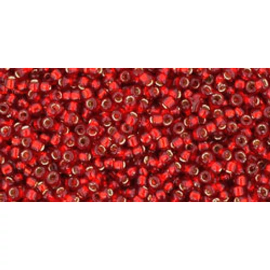 Toho kásagyöngy - 15/0 - Silver-Lined Ruby - 25C