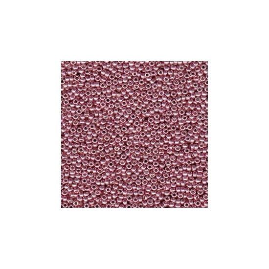 Miyuki kásagyöngy - 15/0 - DURACOAT GALVANIZED DK CORAL- 94209 - Tartós bevonattal!
