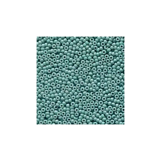 Miyuki kásagyöngy - 15/0 - DURACOAT OPAQUE DYED BLUE GRAY - 94481 - Tartós bevonattal!