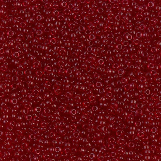 Miyuki Kásagyöngy - 15/0 -  TRANSPARENT RED - 141