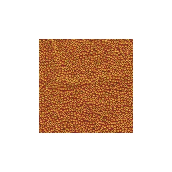 Kásagyöngy - Miyuki - 15/0 - DYED OPAQUE PUMPKIN - 91479