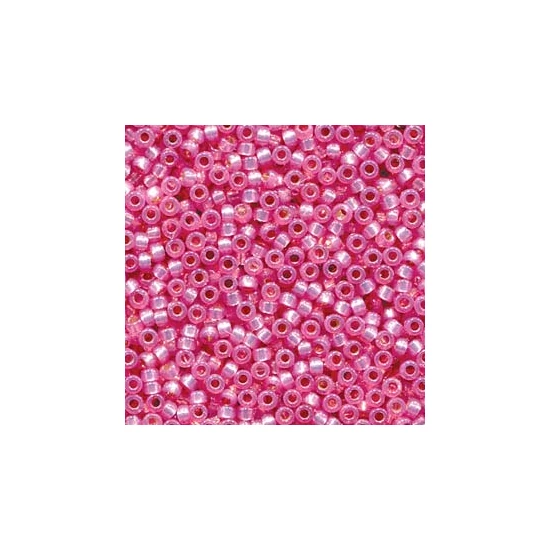 Miyuki kásagyöngy - 15/0 - URACOAT S/L DYED PINK - 94237 - Tartós bevonattal!