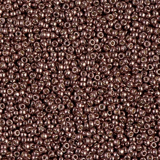 Kásagyöngy - Miyuki - 15/0 - DURACOAT GALVANIZED DK MAUVE - 4213 - TARTÓS BEVONATTAL! - 