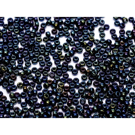Kásagyöngy - Miyuki - 15/0 - Metallic - Dk.Blue - Iris - 452