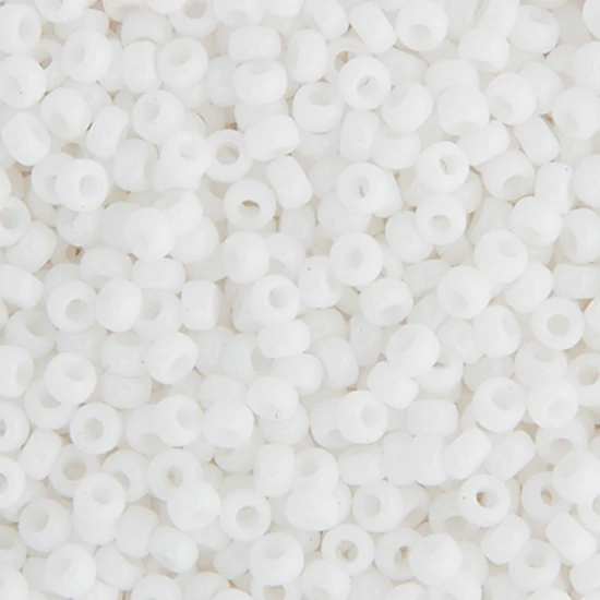 Kásagyöngy - Miyuki - 8/0 - WHITE OPAQUE - 402