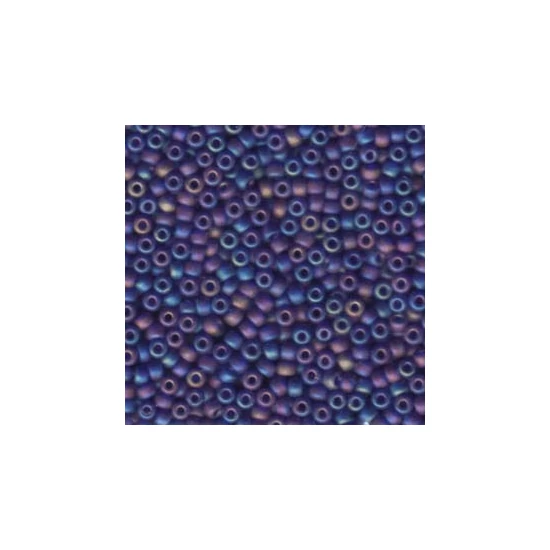 Kásagyöngy - Miyuki - 8/0 - MATTE TRANS COBALT AB - 151FR