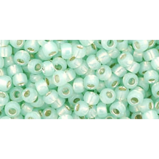Toho kásagyöngy - 8/0 - Silver-Lined Milky Lt Peridot - 2118