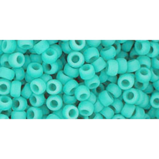 Toho kásagyöngy - 8/0 - Opaque-Frosted Turquoise - 55F