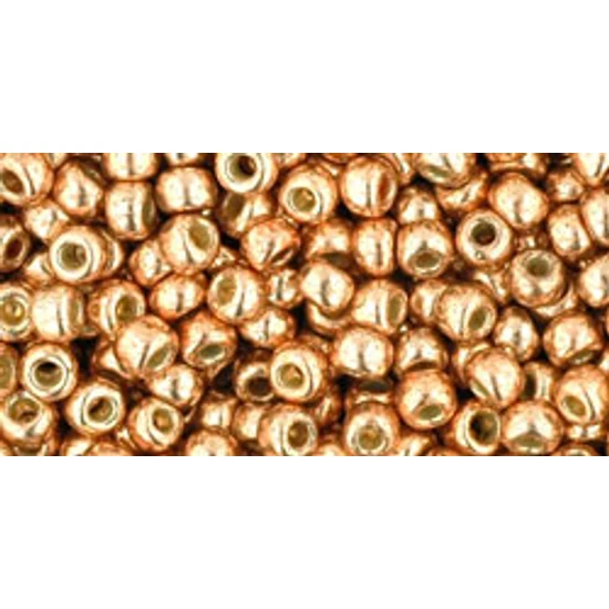 Toho kásagyöngy - 8/0 - PermaFinish - Galvanized Rose Gold - PF551 - TARTÓS BEVONATTAL!