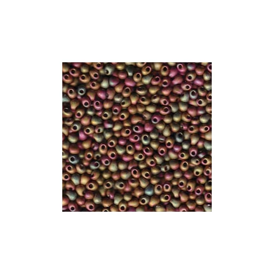 Drop - Miyuki - 3,4mm - MATTE MET KHAKI IRIS - 92035