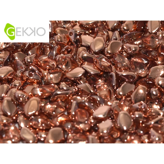 Gekko - 3x5mm - Crystal Capri Gold - 27101