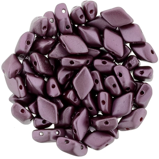 GEMDUO - 8x5mm - Pearl Coat - Plum - 25031AL