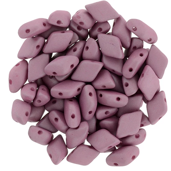 GEMDUO gyöngy - 8x5mm - Saturated Lavender - 29565AL - kétlyukú