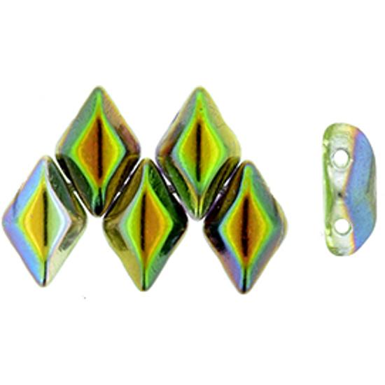GEMDUO - 8x5mm - Magic Line - Violet/Green - 95000CR