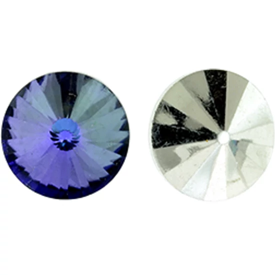 Rivoli 14mm : Crystal - Heliotrope