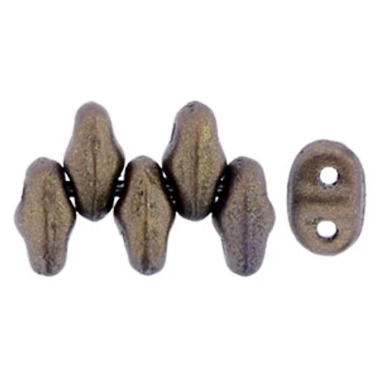 MiniDuo - 2,5x4mm - Gold Shine - Dk Purple - 24107AL