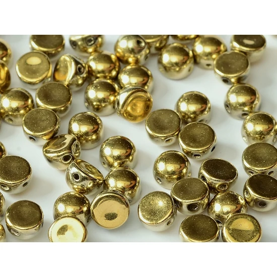 2 - LYUKÚ CABOCHON 6 MM CRYSTAL AMBER FULL - 26440