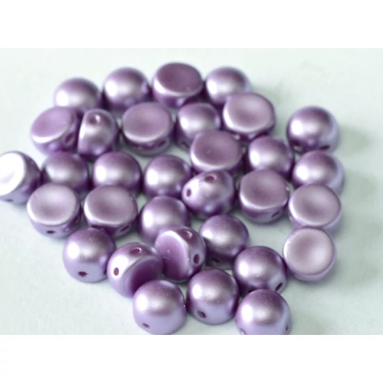 2-LYUKÚ CABOCHON - 6 MM - ALABASTER PASTEL LILA - 25012