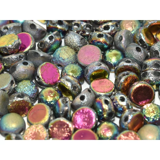 2-LYUKÚ CABOCHON  - 6 mm  - Crystal Etched Full Vitrail - 28180
