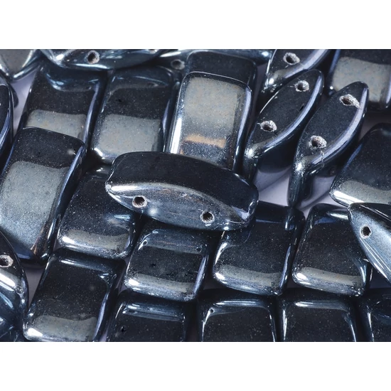 CARRIER gyöngy - 9X17mm - JET HEMATITE - 14400